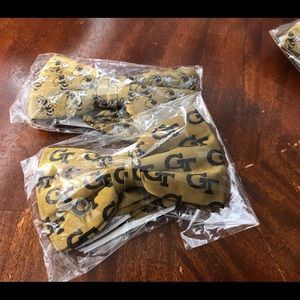 2 each Georgia tech gold bowtie new